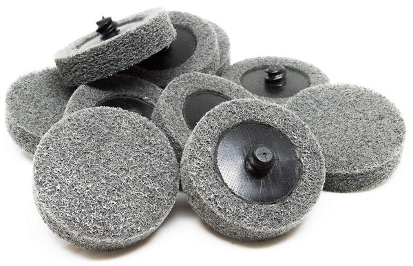 Benchmark Abrasives 2" Quick Change Silicon Carbide Non-Woven Surface Preparation Wheels for Sanding (10 Pack)