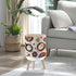 JBNJANKDAV Seamless 1.8 Gallon/7L Small Trash Can with Lid Pancakes Yogurt Waffles Donut Avocado Healthy Eating Garbage