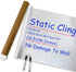 Static Whiteboard Wallpaper Roll - Portable Restickable Dry Erase White Board Wall Paper (16.5X196 in.) for Home