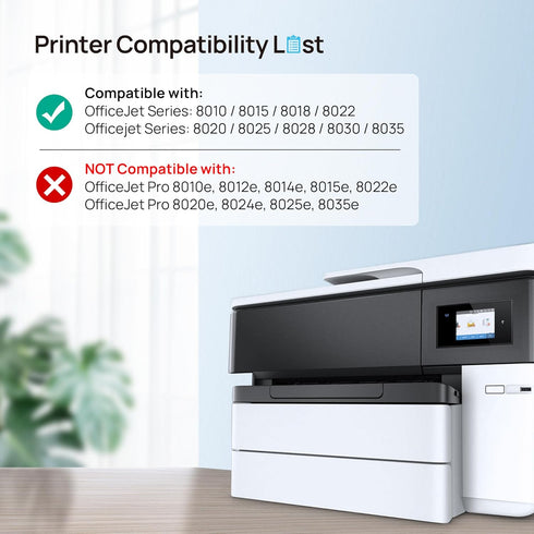 HALLOLUX 910XL Ink Cartridges for HP Printers, Combo Pack Compatible with Officejet Pro