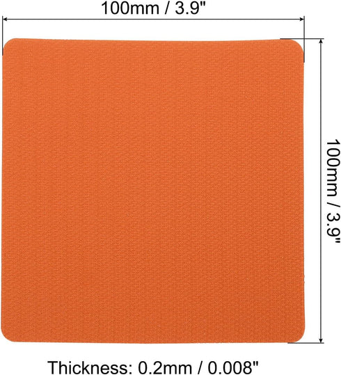 PATIKIL 3.9 x 3.9" Square Carpet Spot - 24Pcs Floor Spot Marker Waterproof Nylon Line Up Sign Decoration