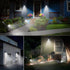 2-in-1 (2 Pack) URPOWER Solar Lights Outdoor Waterproof Solar Spotlight Auto On/Off Wall Lights Pathway Lights