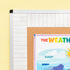 Youngever 52.5 ft Bulletin Board Borders, White Wood Design for Classroom Decoration