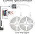 150 (2 75ft), DAYBETTER Led Lights for Bedroom ft Rolls of LED Lights with App Voice Control Remote, RGB Music Sync