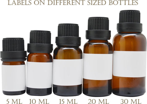Mr-Label Essential Oil Labels – for Inkjet/Laser Printer – Fit 5ml/10ml/15ml/30ml Bottles and Rollers – Smudge-Proof,