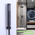 Nozzle Angle Simple Shower Wand Holder, Brass Shower Head Hanger, Sprayer Handle Bracket, Matte Black