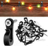 Jeffdad 20 Pcs Screw in Hooks for Outdoor String Lights, Q-Hanger Screw Hooks for Light Wire Led Light Clips, Patio