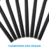 6mm Hex Key Wrench, Allen Key Wrench, 10Pcs L Shaped Hex Key Replacement for Repairing Bike, Furniture, Black