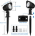 MEIKEE 15W Low Voltage Landscape Lights 1500LM Warm White LED Spotlights for Outdoor Garden Lighting