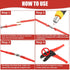 200PCS Red Solder Seal Wire Connectors, 22-18 AWG, Waterproof Insulated Electrical Butt Splice Terminals