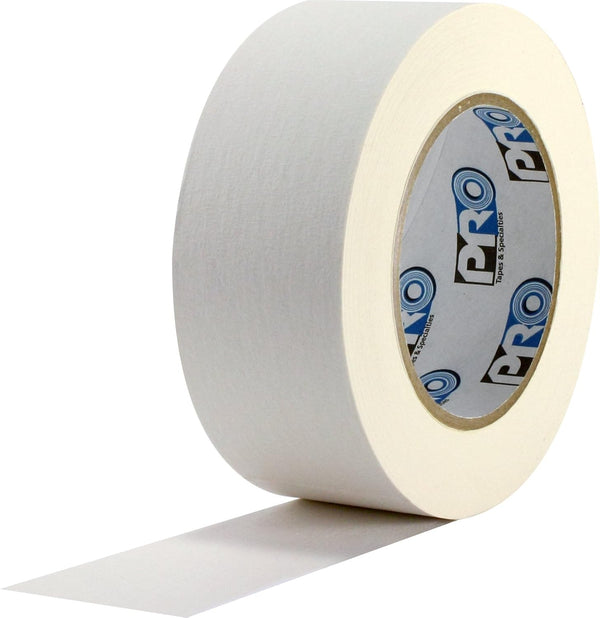 ProTapes Colored Crepe Paper Masking Tape, White, 60 yds Length x 1" Width, Pack of 1