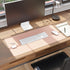 Smead Desk Pad, Vegan Leather Mat with Non-Slip Faux Suede Backing, 31.5” x 15.7” Medium, Dusty Rose (64834)