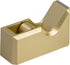 JAM PAPER Colorful Desk Tape Dispensers - Gold, Sold Individually