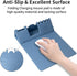 Tongyanat Mouse Pad with Phone Holder & Pen Holders, Wireless Charging Desk Mat, Mousepad Home Office Desk Pad