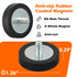 Duty,4PCS M6 Thread,40lbs MUTUACTOR Rubber Coated Neodymium Magnets Heavy Anti-Slip Rubber Rare Earth Magnet Male