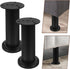 4pcs 12-18cm Toddmomy Adjustable Bed Frame Support Legs, Black Furniture Legs Replacement for Bed Frame Slats Support