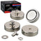 ULIBERMAGNET 88lb 4Pack Strong Neodymium Round Magnet with D1/4''-20 Female Thread, Powerful