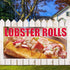 Sign Destination #1 24inx60in, 4 Grommets, Vinyl Banner Sign Lobster Rolls Style A Lobster Roll Marketing Advertising