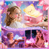 Kids,16 Lamp,Dimmable Night Light for Colors Cat Lamp Cute Baby Night Lights for Nursery,Silicone Rechargeable