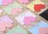 PPhtony 20PCS Heart Shaped Gift Cards Thank You Cards Notes Foldable Holiday Greeting Card Blank Inside for Small