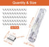 Mini Push Stapler, Paper Clamp Clip Dispenser with 50 Pcs Stainless Steel Reusable Staples 40 Sheet Capacity, Portable Clip Stapler for Office Desk Accessories Home School Supplies