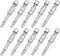 uxcell 1/8" Magnetic Hex Head Screwdriver Bit, 10 Pcs S2 Steel Power Tool, 1/4" Hex Shank, 2" Length
