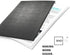 Binditek 20 Pack 16 Mil Leather Textured Heavy Duty Polycovers, 11 x 17 Inches, Black Binding Covers