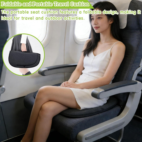 Lightweight Gel Seat Cushion for Travel and Comfort