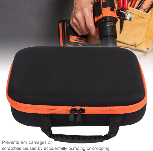 Tool Bag with Inner Mesh Design, Tear Resistant Shockproof Oxford Cloth Composite EVA Carry on Tool Case for Electric