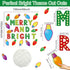 Christmas Cutouts Xmas Bulb Classroom Bulletin Board Decorations Merry Christmas Party Supplies for Toddler Kids Students Classroom Decors by gisgfim