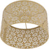 SPYMINNPOO E27 E14 8.7x4.7in Metal Exquisite Hollow Out Decorative Lamp Shade Soft Light for Chandeliers, Floor Lamps