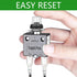 Push Button Circuit Breaker, Low Voltage Protector 3 Amp, Waterproof Cap Design, Manual Reset 32V Protection