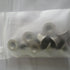 M12 Nylon Lock Nut 304 Stainless Steel Flange Nut Inserts Hex Lock Nuts (Pack of 10)