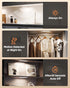 Closet 50 Dimmable, 3 11.8 inch Counter (3 Pack) EZVALO Under Cabinet Lighting, Wireless Lights, LED Rechargeable