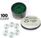 Money Dollar Sign $ Shaped Paper Clips, 100 Count Green, Great for Collectors or Office Gift in Round Tin