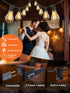 100FT 43 Dimmable A39 Bulbs 2700K DAMAING Outdoor String Lights Patio String Lights Waterproof with Shatterproof LED