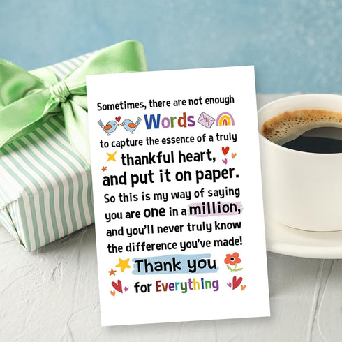Thank You Cards with Envelopes Baby Shower & Wedding Thank You Notes & Cards for Teacher, Graduation, Business
