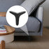 4pcs 11cm DOITOOL Matte Black Furniture Support Feet Metal Triangle Sofa Legs Bed Legs Cabinet Feet for Modern Sofa