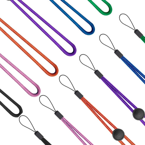 YOUOWO 6 Pack Nylon Wrist Lanyard, Adjustable Length for Flashlight, Wallet, USB Drive, Cell Phone Charms, Key ID