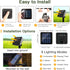 33ft 100 8 suddus Solar Fairy Lights, Led Pothos Leaf Solar String Lights Outdoor Waterproof, Modes Vines with Lights