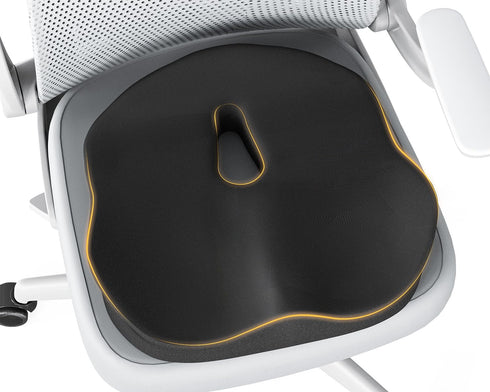 Hsypti Tailbone, Seat Cushion, X Large Office Chair Cushion for Sciatica Pain Relief, Memory Foam Ergonomic Cushions