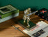 King's Guard Knight Pen Holder, Desk Organizer with Resin Pencil Holder and Metal Sword Letter Opener Gift for Home and