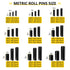 274Pcs Roll Pin Set, Slotted Metric Roll Pins in 65Mn Steel for Home Improvement & Automotive Repair