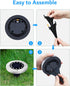 8 Packs, 12 Biling Solar Ground Lights Outdoor LEDs Bright Flat Solar Lights Outdoor Waterproof Solar Powered for Yard