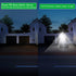 6000K 8W 600 2 Packs Motion Sensor Outdoor Lights, Battery Motion Sensor Light Outdoor, LED Spotlight Outdoor, LM