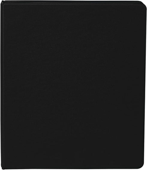 OfficeMax Durable Round Ring Binders, 1/2", Black