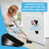 Strongest Heavy Duty Door Stoppers, Tall Door Stop Wedge, Zinc Alloy and Silicone, Suits Any Heavy Door, 2 Black