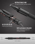 Nicpro 0.5 mm Mechanical Pencil Set with Case, 3PCS MP2000 Metal Artist Pencil with Lead Refills