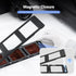 JJC 6x6 Slide Mount Holder, Flip-Through & Magnetic Auto Adsorption Closure, for Film Scanners, Mobile Film Scanner