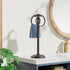17 Inch Countertops Hoimpro Oil Rubbed Bronze Stainless Steel Free Standing Towel Rack Bar, Double Stand Towel Ring